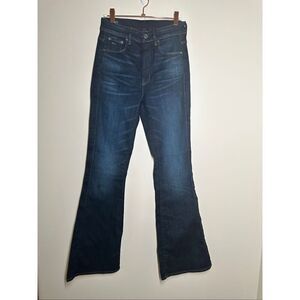 🌸 G Star G Raw 3301 High Rise Flare Dark Wash Flare Jeans New Size 26